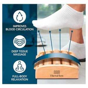 NIB Theraflow Foot Roller for Plantar Fasciitis Relief, Neuropathy, Reflexology